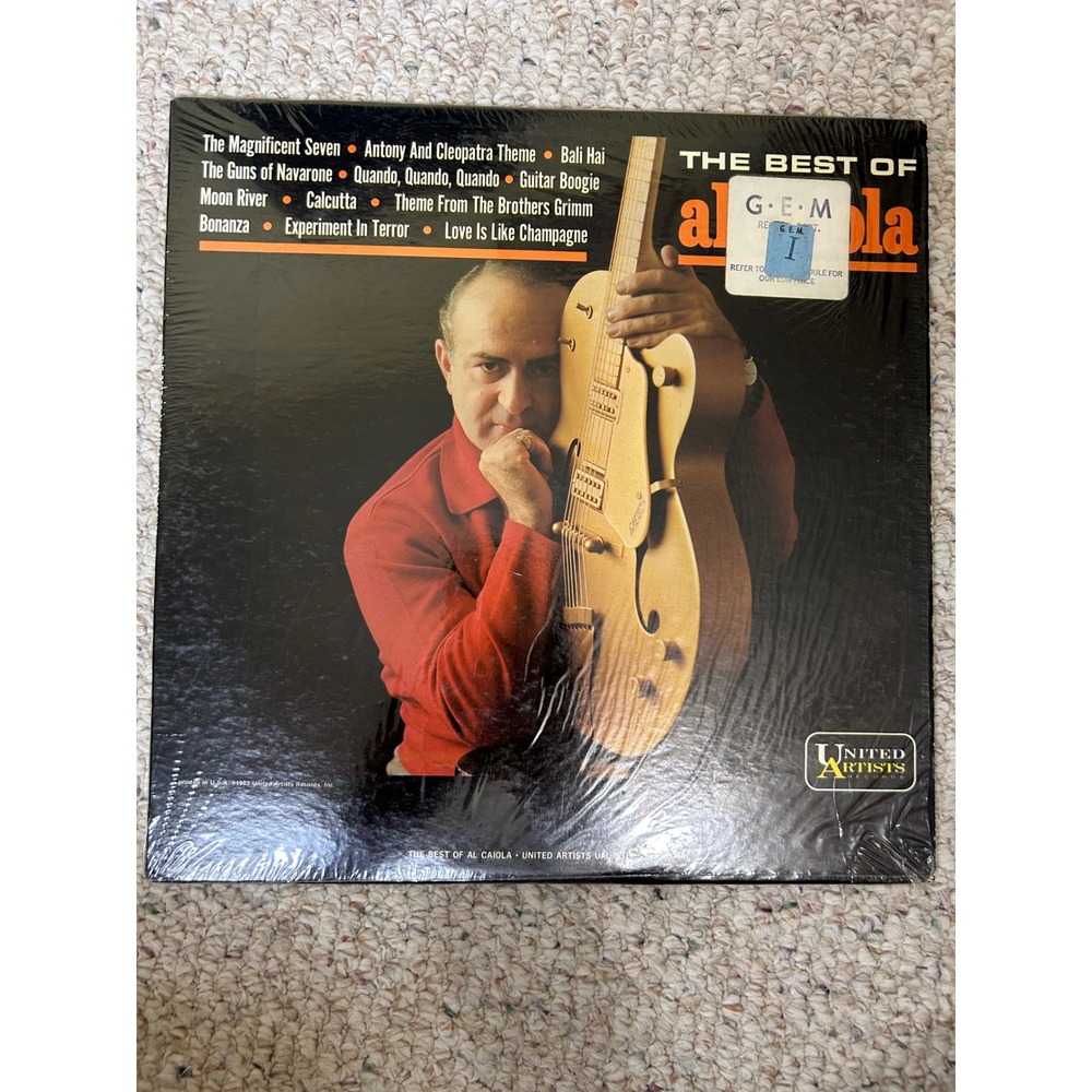Al Caiola The Best of Al Caiola Vinyl LP United Artists UAL 3310 Mono Guitar